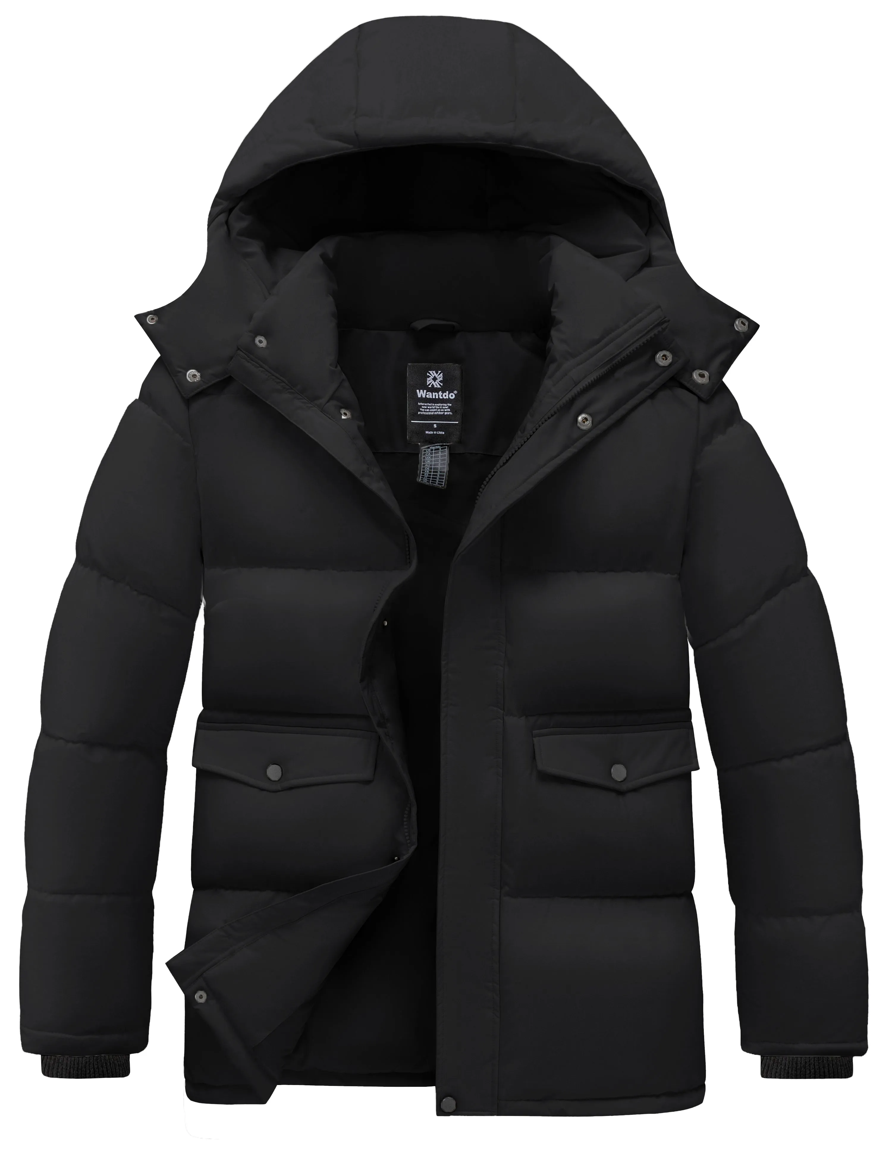 wantdo Men's Quilted Puffer Jacket