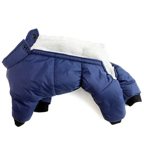 Warm Waterproof Winter Dog Coat Snowsuit