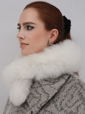 Women's Alpaca Fur Pull-Through Loop