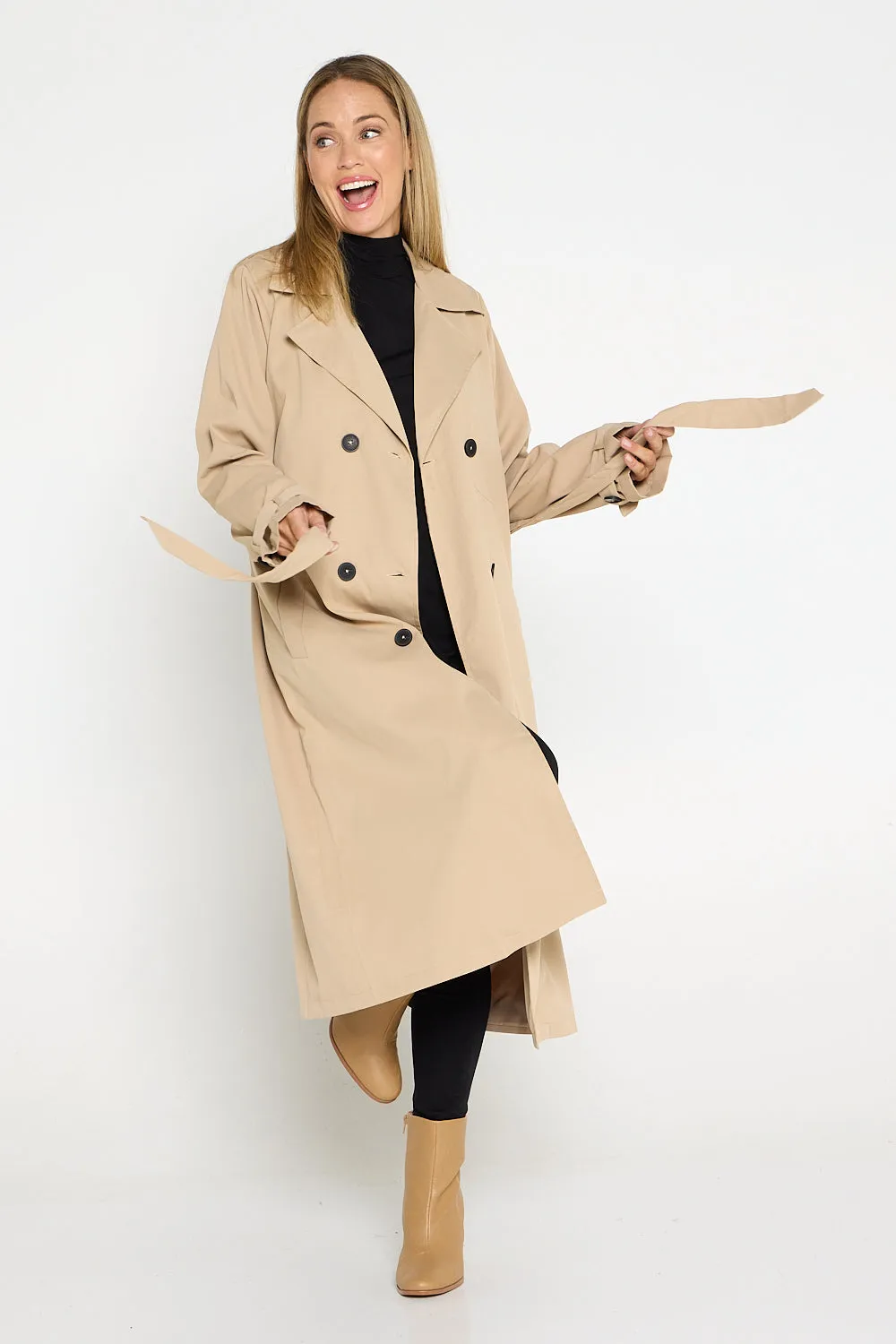 Zimmer Trench Coat - Sand